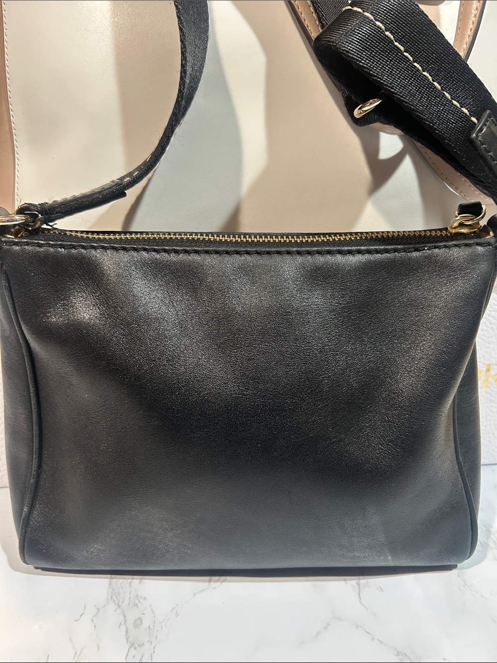 kate spade Black and Cream Leather Crossbody Bag - Picture 3 of 9